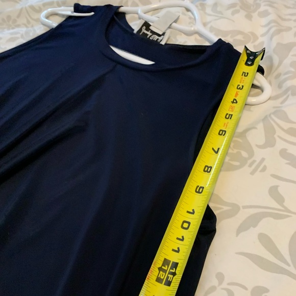Joseph Ribkoff 16 navy long back top - Picture 14 of 16